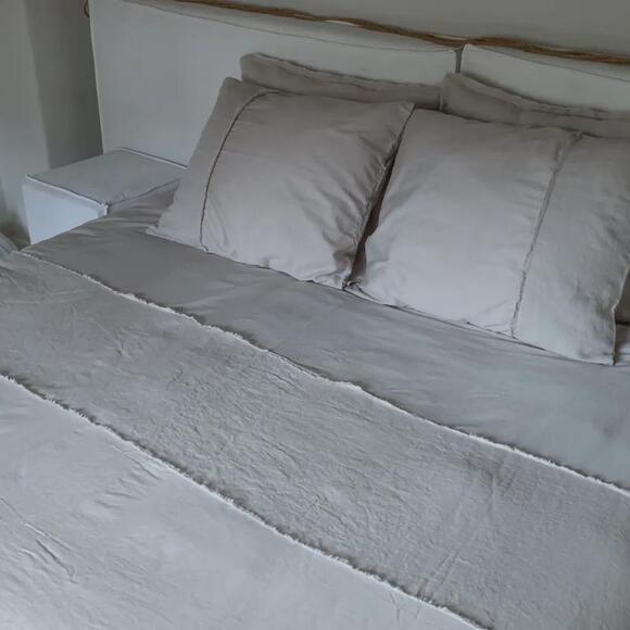 Afbeelding van Arezzo 240-220 cm Sand Duvet cover