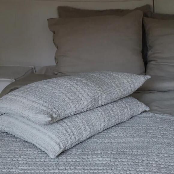 Image of Santorini Plaid & decorative cushion cover